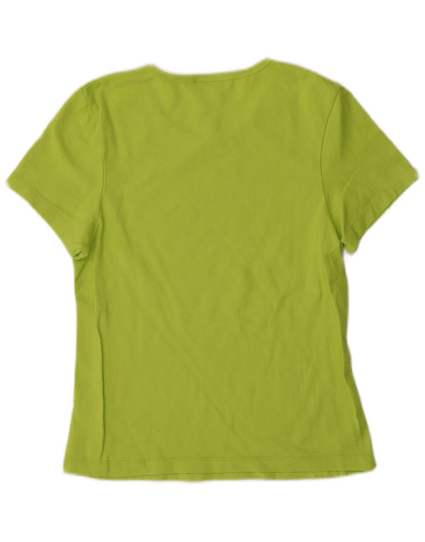 Tricou Champion pentru femei Top UK 14 Poliester verde mare