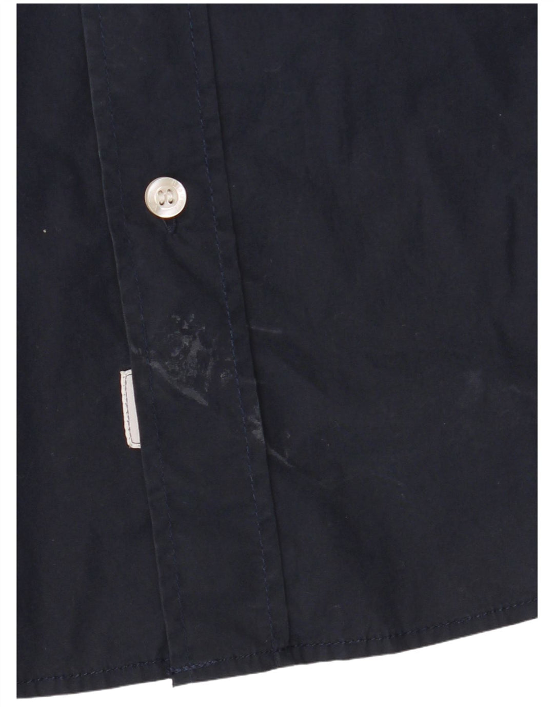 Cămașă militară pentru bărbați Blauer, mare, albastru, bumbac