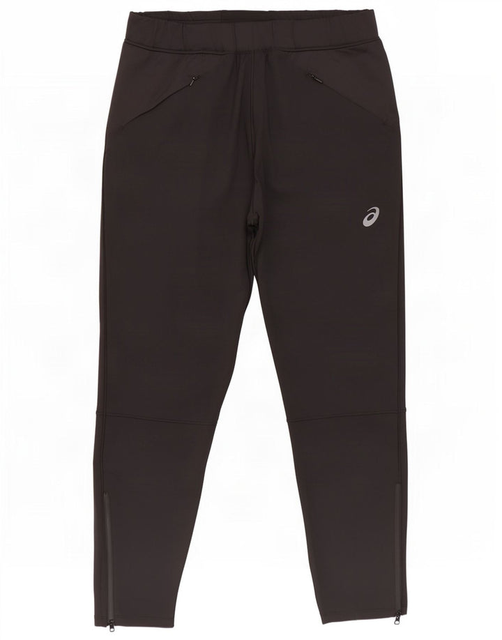 Pantaloni de trening Asics pentru femei UK 14 Poliester mediu negru