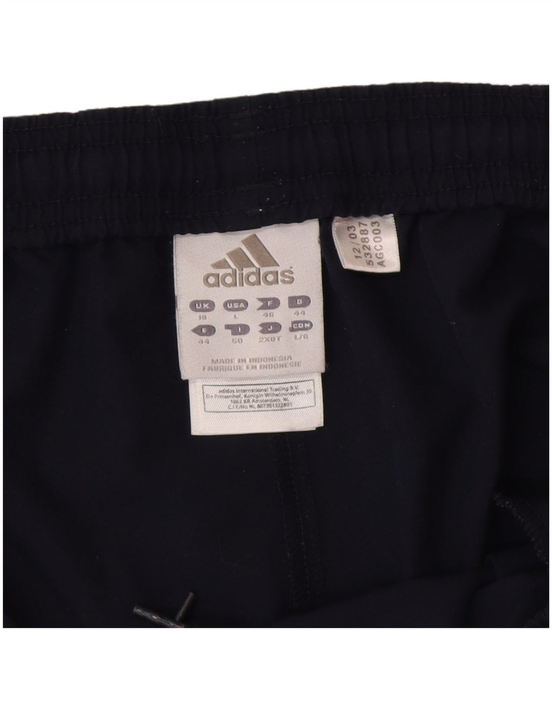 Pantaloni scurți sport adidas pentru femei UK 18 XL bleumarin poliester