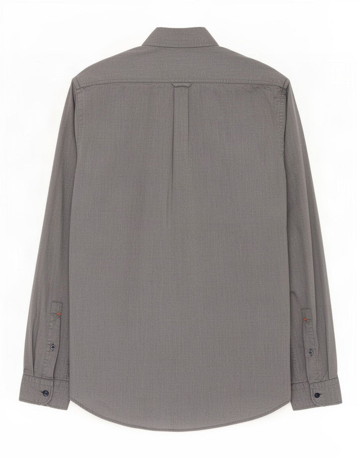 Cămașă pentru bărbați Hugo Boss Regular Fit, bumbac albastru mediu