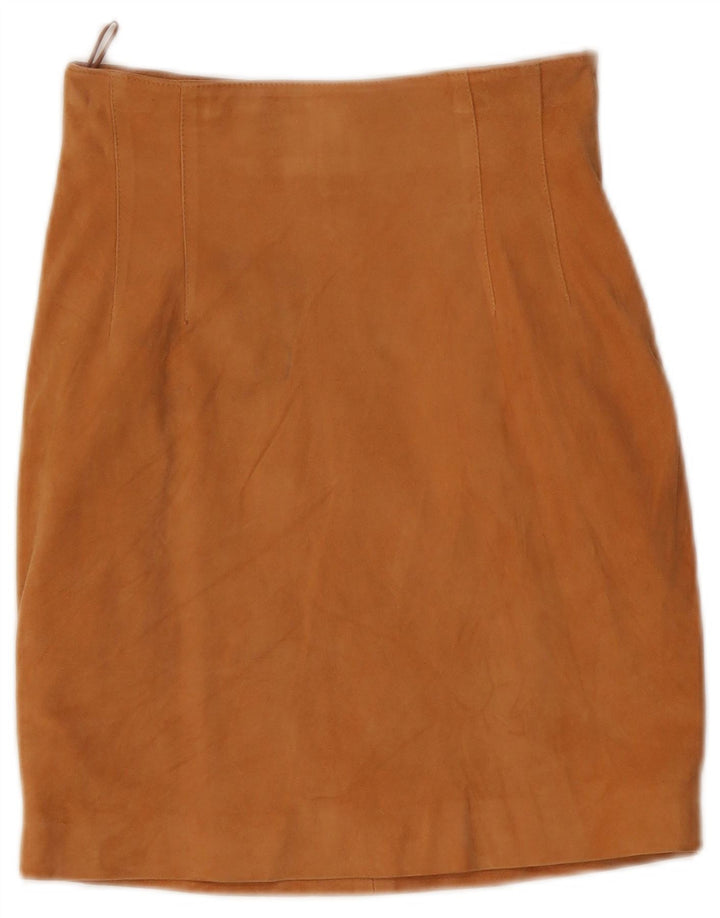 Fusta Femei Begedor din piele intoarsa IT 40 Small W26 Piele maro