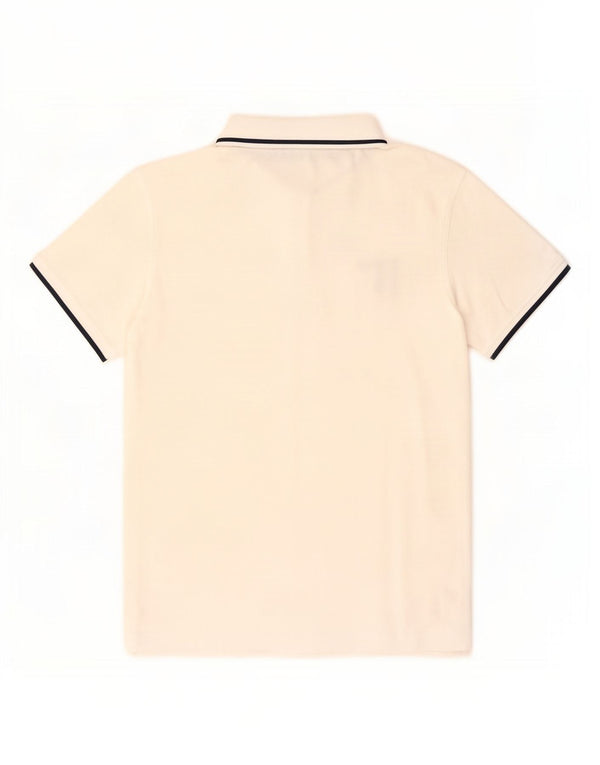 Tricou polo Trussardi Jeans pentru bărbați, bumbac alb mediu