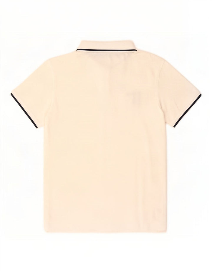 Tricou polo Trussardi Jeans pentru bărbați, bumbac alb mediu