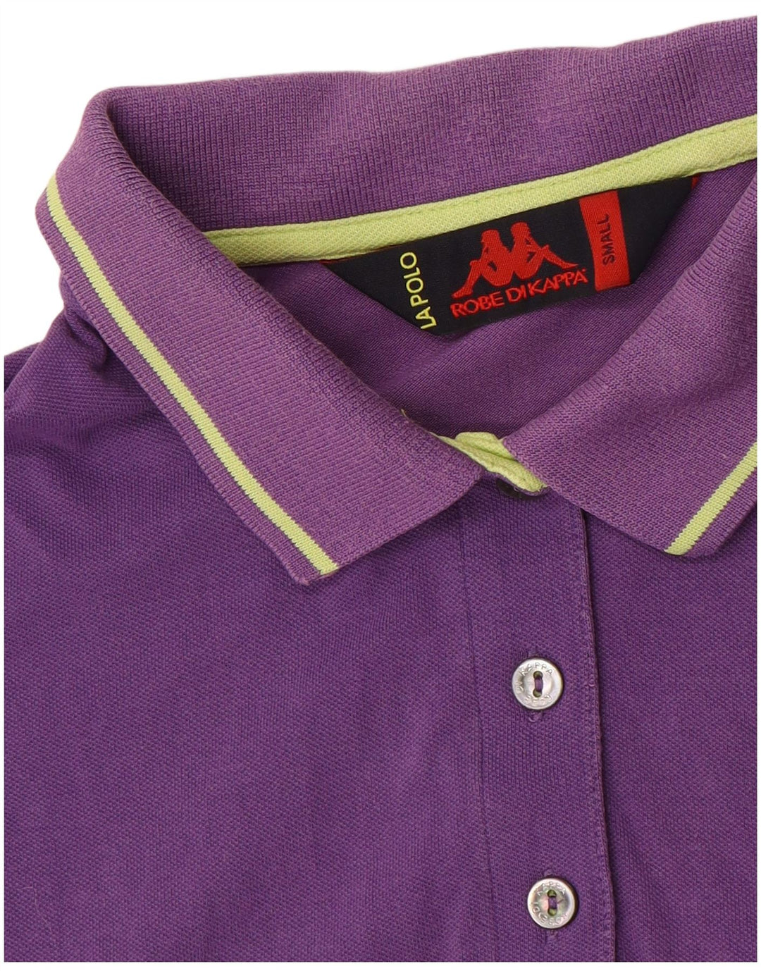 Tricou polo Kappa pentru femei UK 10 Small Purple