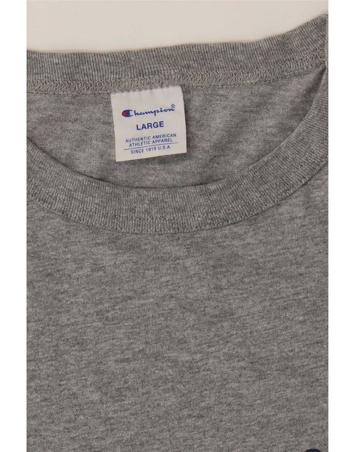 Tricou grafic pentru bărbați Champion Top mare, gri, pete