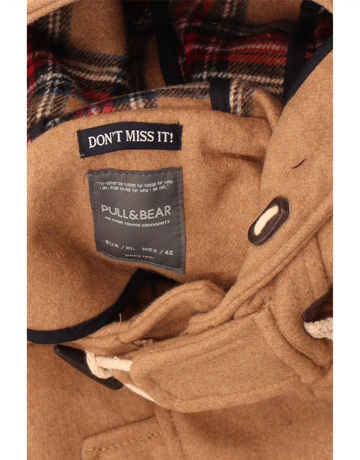 Pull & Bear Manson cu glugă pentru bărbați UK 42 XL poliester bej