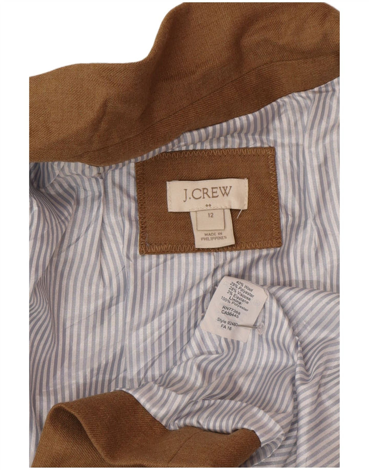 Jachetă pentru femei J. Crew cu 2 nasturi US 12 Lână mare bej