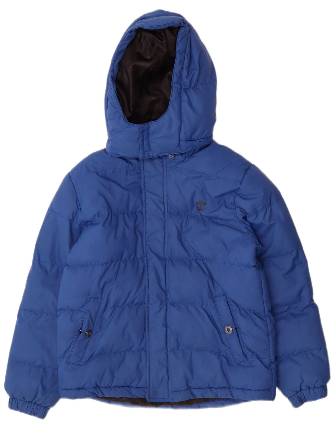 Jachetă căptușită cu glugă Timberland pentru băieți 9-10 ani poliester albastru