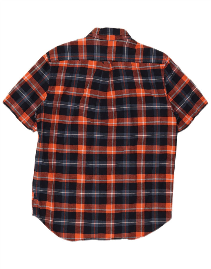 Cămașă Timberland pentru bărbați, cu mânecă scurtă, cu tăiere obișnuită, mijlocie, albastru bleumarin