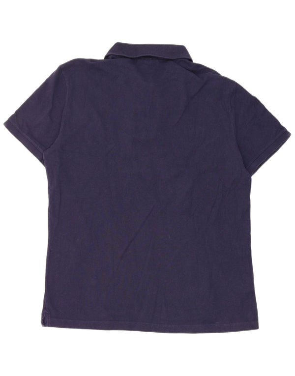 Tricou polo pentru bărbați Lacoste Slim Fit Mărimea 6 XL Bumbac bleumarin