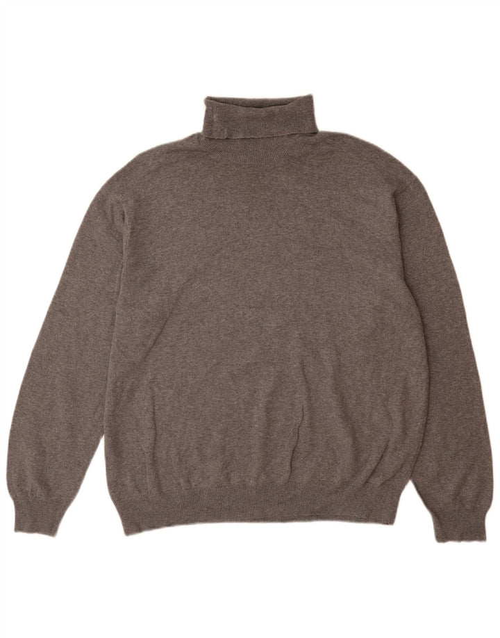 Pulover Massimo Dutti pentru bărbați cu gât rulat, gri mediu
