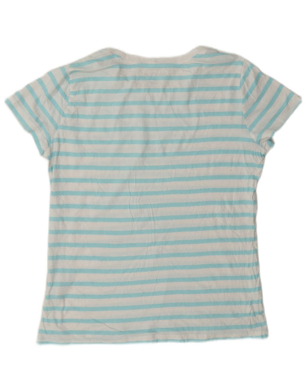 Tricou pentru femei Nautica Top UK 16 mare bumbac cu dungi albe