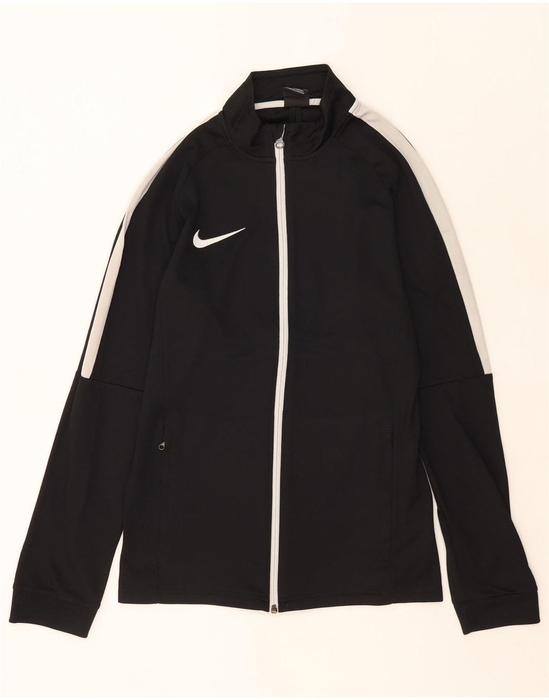 Jachetă de top pentru trening Nike Dri Fit pentru bărbați, mică, neagră, din poliester