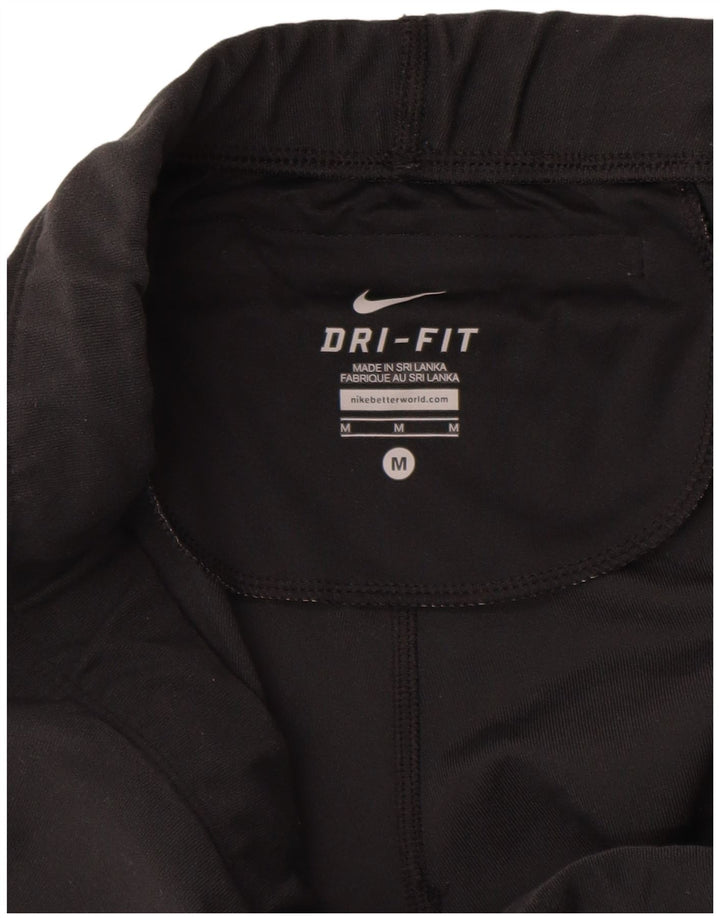 Leggings NIKE Dri Fit Graphic pentru femei UK 12 Medium Black