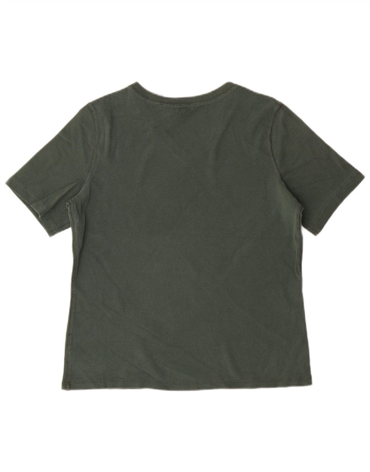EDDIE BAUER Tricou pentru femei Top UK 14 Bumbac verde mediu