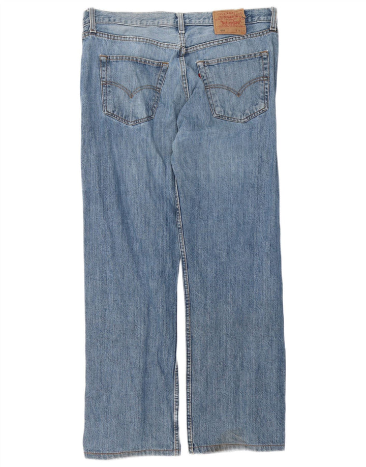 Blugi drepti pentru bărbați Levi's 501 W38 L30 Bumbac albastru