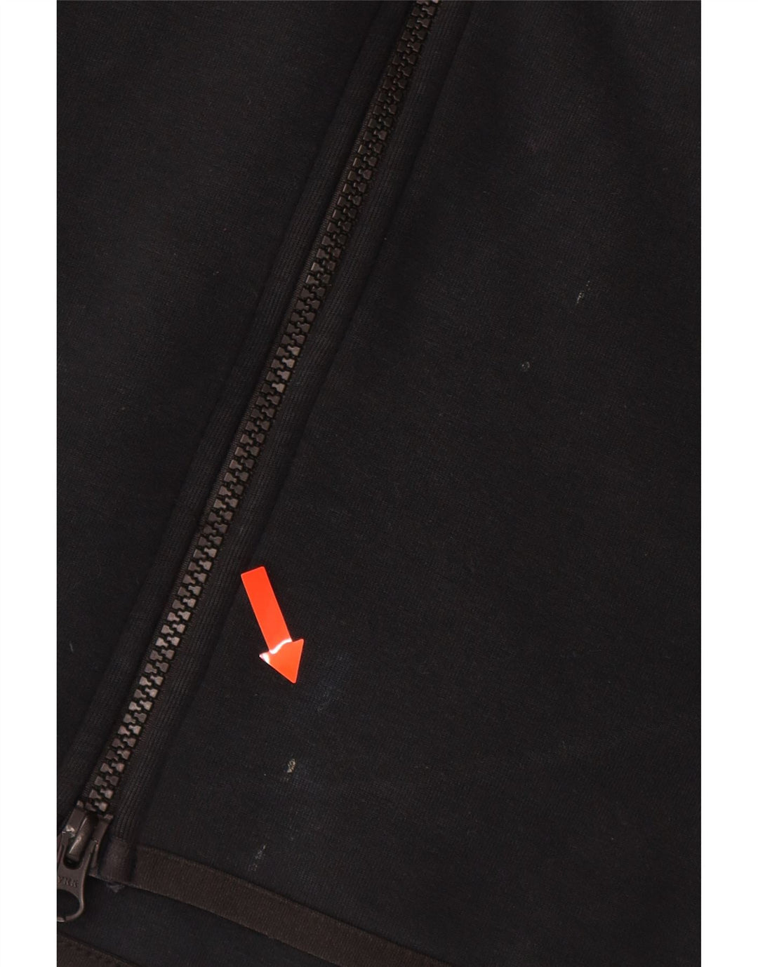 Pulover NIKE pentru bărbați, cu fermoar, bumbac mediu negru