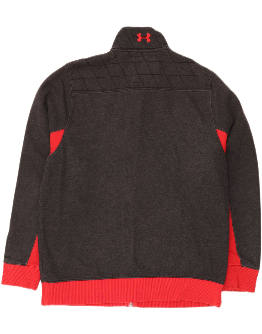 Jachetă de trening pentru bărbați, cu croială regulată, mare, gri, bloc de culoare