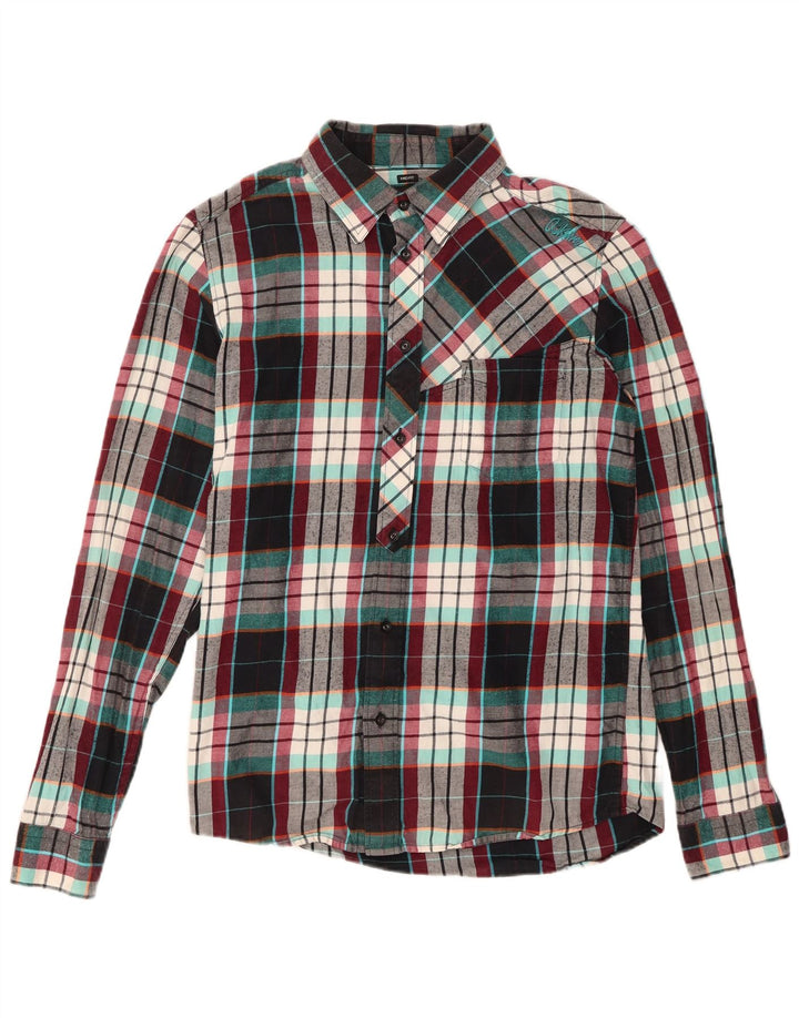 Cămașă de flanel Quiksilver pentru bărbați, mijlocie, multicoloră