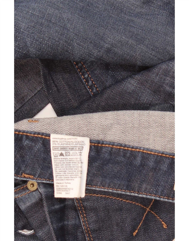 Topshop Blugi Baxter Slim pentru femei W25 L30 Bumbac bleumarin
