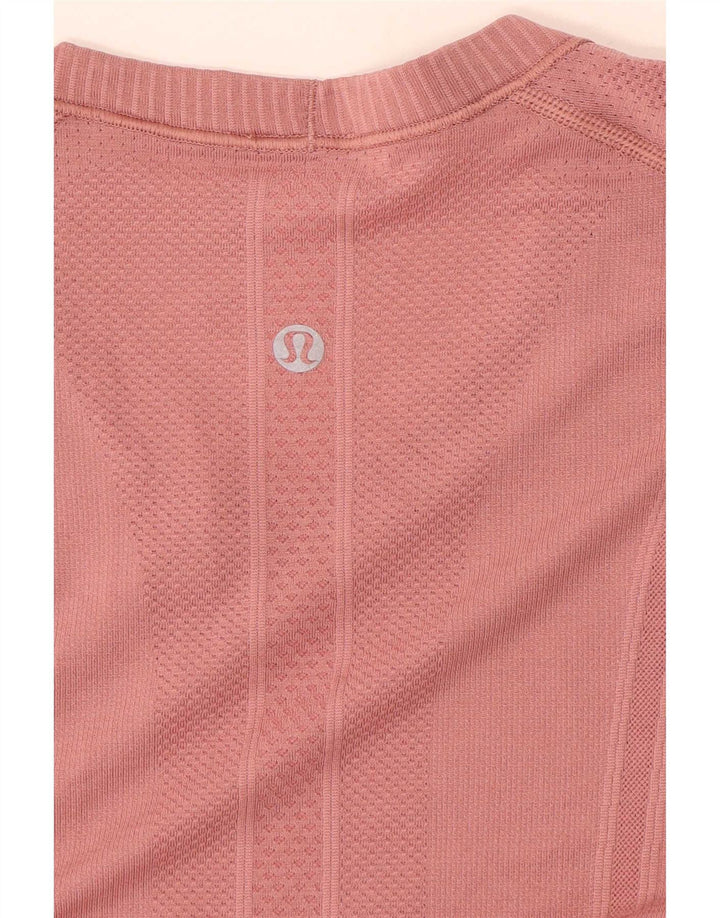 Lululemon Top pentru femei cu mânecă lungă UK 12 Roz mediu