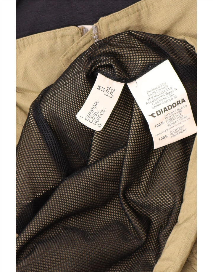 Jachetă de ploaie Diadora pentru bărbați UK 38 Medium Khaki Poliamidă