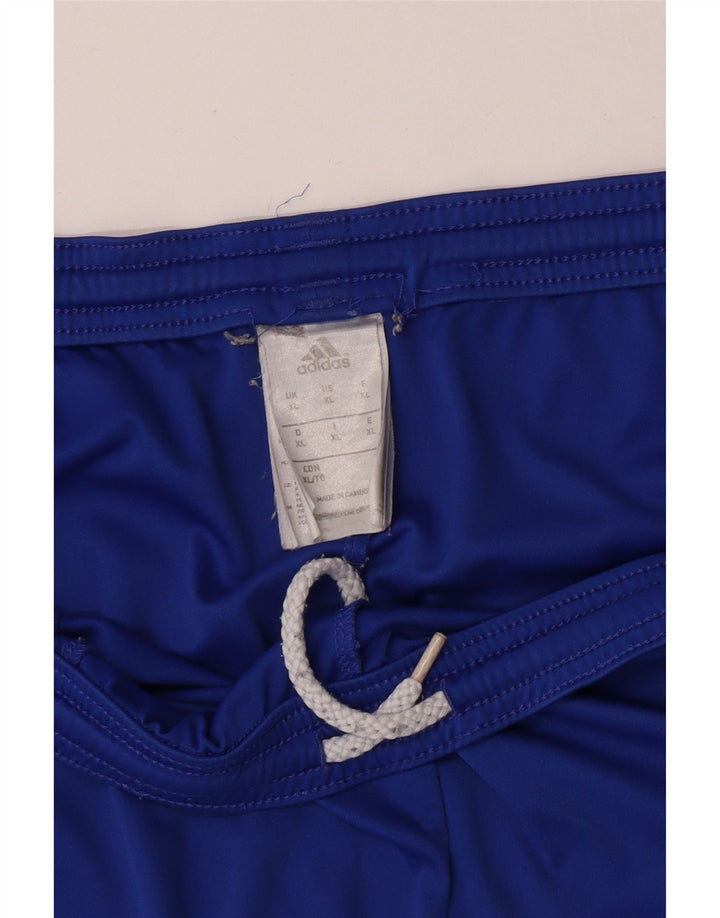 Pantaloni scurți sport pentru bărbați Adidas XL, albastru, poliester color bloc