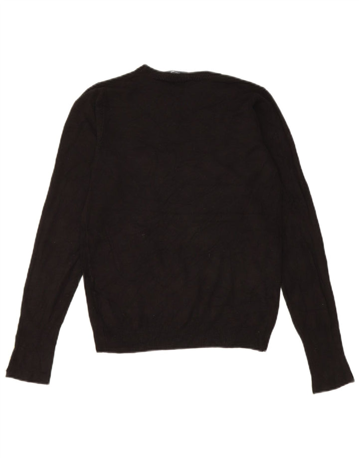 Pulover pentru damă Zara, cu gât turnut, UK 8, mic, negru, viscoză