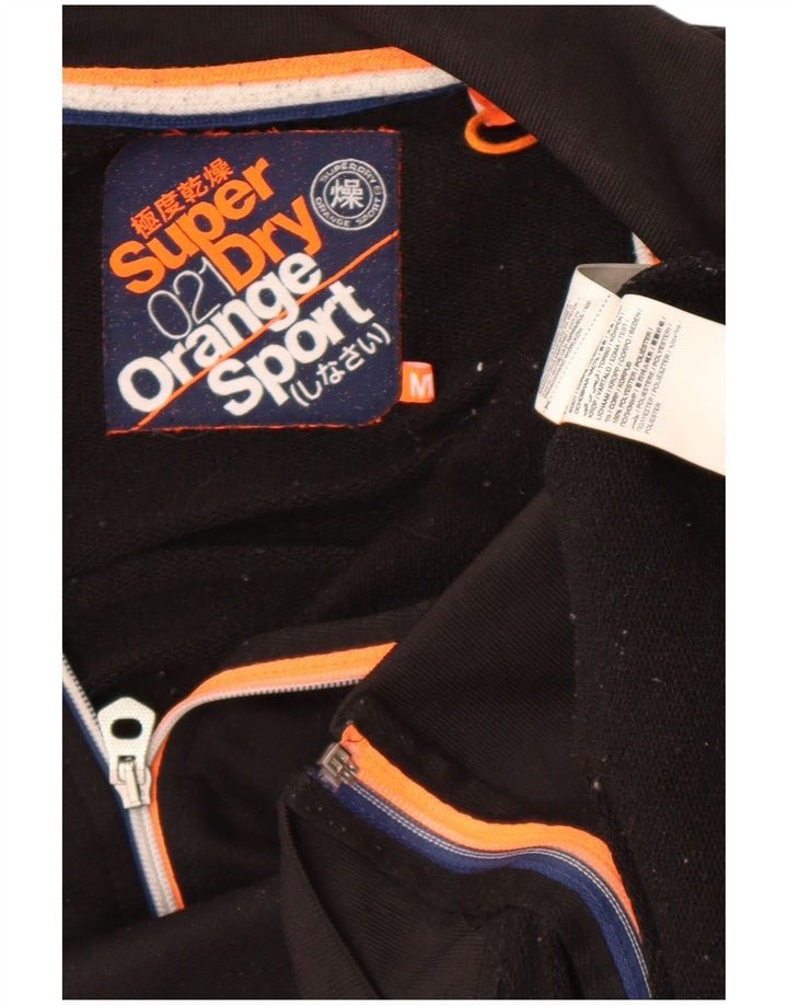 Jachetă de trening pentru bărbați Superdry, poliester mediu negru