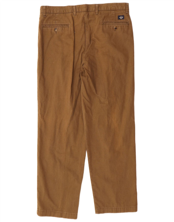Pantaloni chino pentru bărbați Dockers Khakis Pegged W38 L32, bej, bumbac, clasici
