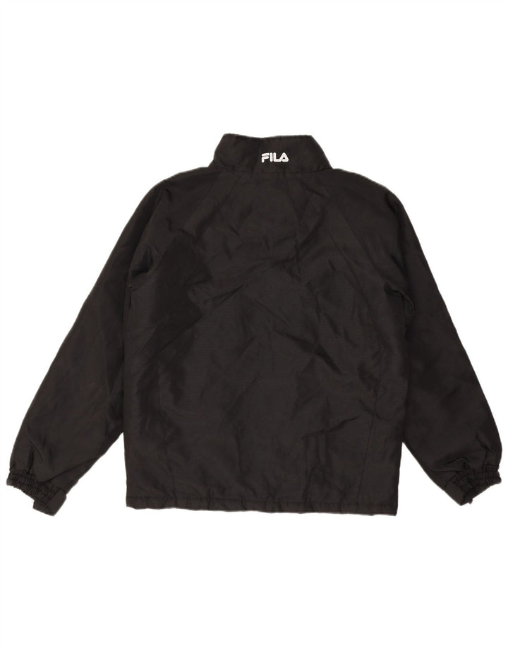 Jachetă Windbreaker Băieți Fila 13-14 Ani Mare Poliester Negru