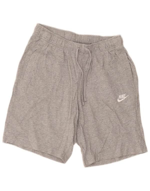 Pantaloni scurți sport Nike pentru bărbați, din bumbac cu pete mici, gri