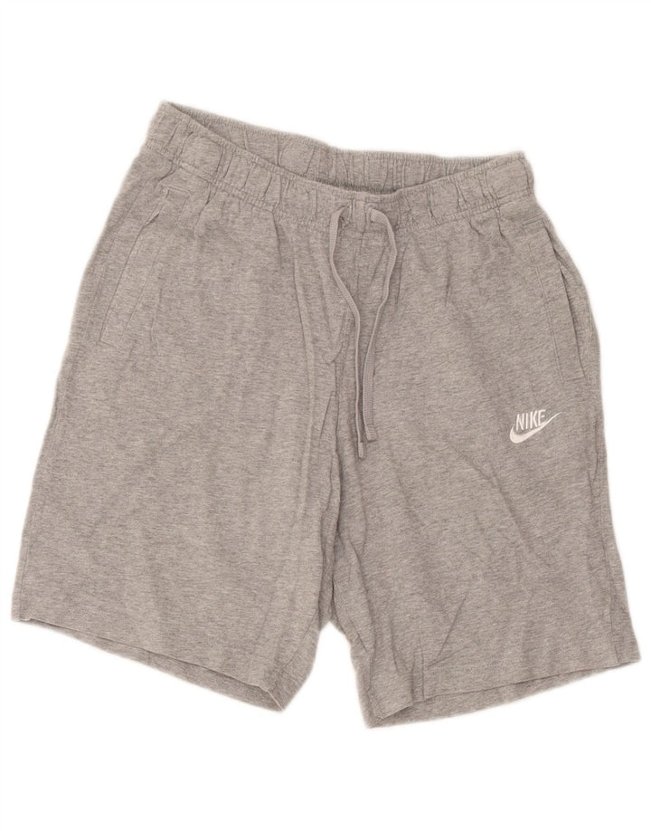 Pantaloni scurți sport Nike pentru bărbați, din bumbac cu pete mici, gri