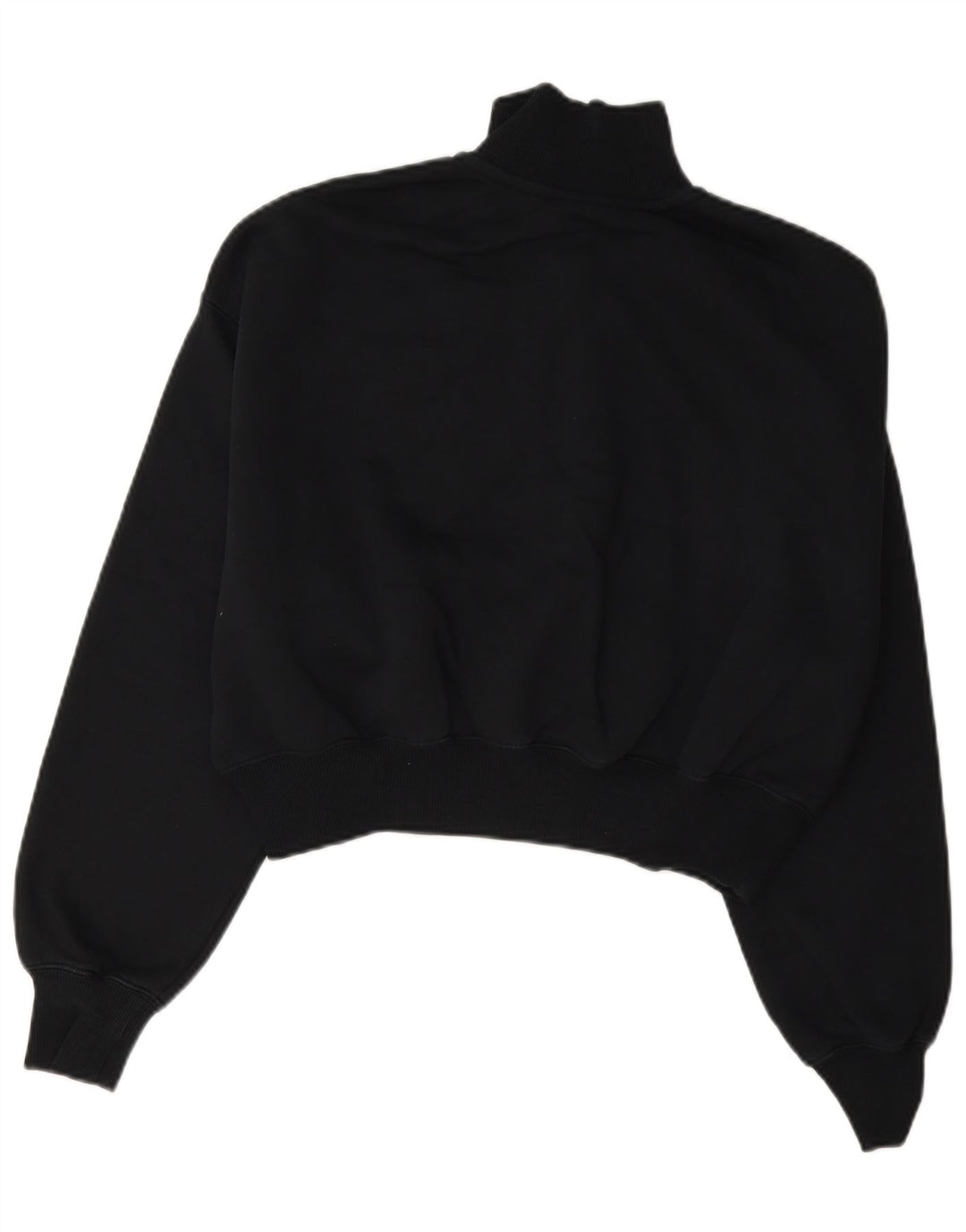 Pulover Nike pentru femei, supradimensionat, cu fermoar și gât, UK 10 Mic Negru