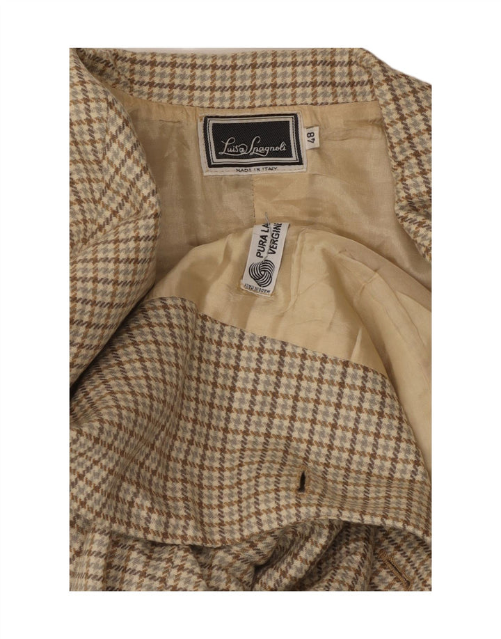 Sacou pentru femei Luisa Spagnoli, cu 2 nasturi, IT 48 XL, bej, picioare de gală