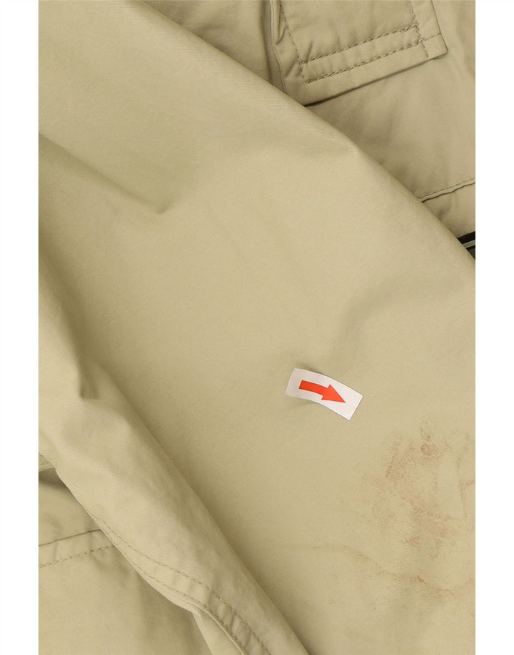 Jachetă Anorak cu glugă pentru bărbați CAT UK 40 mare bumbac kaki