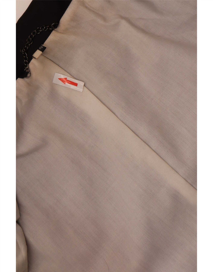 Jachetă pentru femei Topshop cu mâneci 3/4 frac pentru femei UK 12 Medium Black