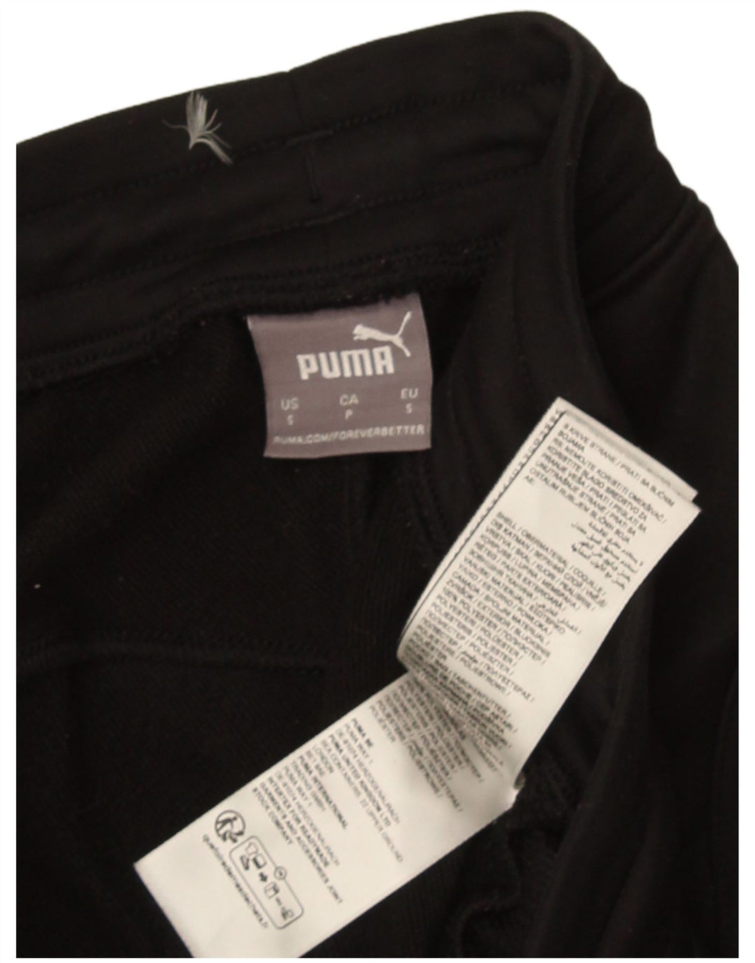 Pantaloni de trening Puma pentru bărbați, poliester negru mic