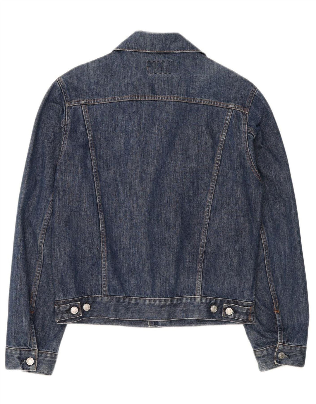 CASSUCI Mens Denim Jacket UK 38 Medium Blue Cotton