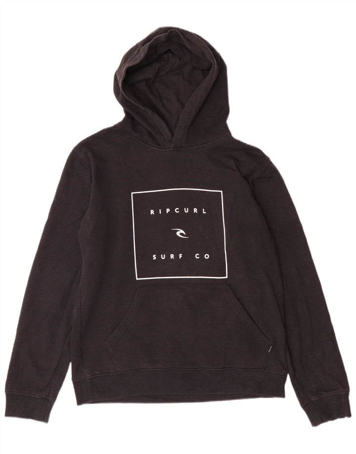 Pulover cu glugă grafic Rip Curl pentru femei UK 14 Medium Black