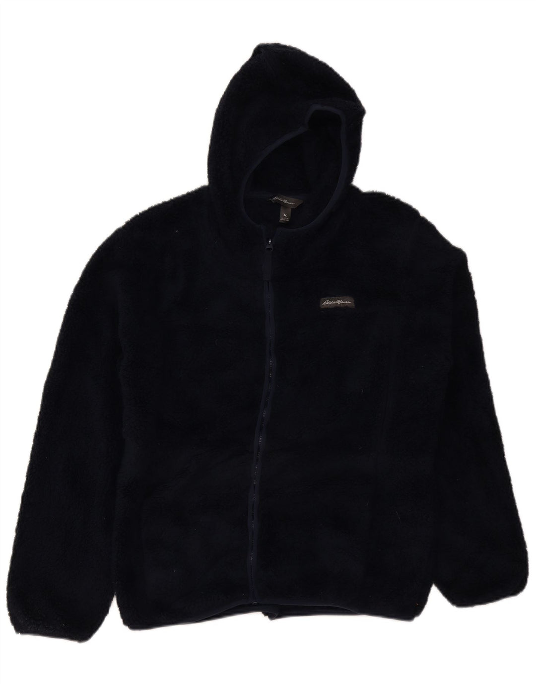 EDDIE BAUER Jachetă fleece cu glugă pentru băieți 15-16 ani XL bleumarin Poliester
