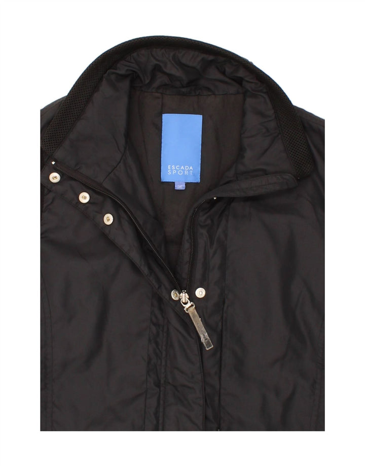 ESCADA Womens Sleeveless Tracksuit Top Jacket EU 36 Small Black Polyester Vintage Escada and Second-Hand Escada from Messina Hembry 