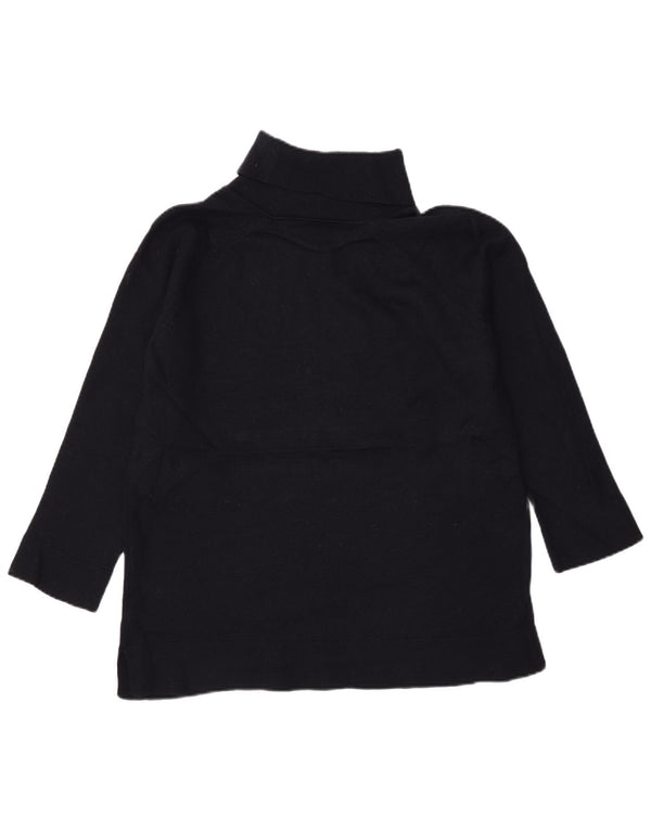 Pulover pentru femei Marks & Spencer cu gât rulat, mare, bleumarin, UK 16