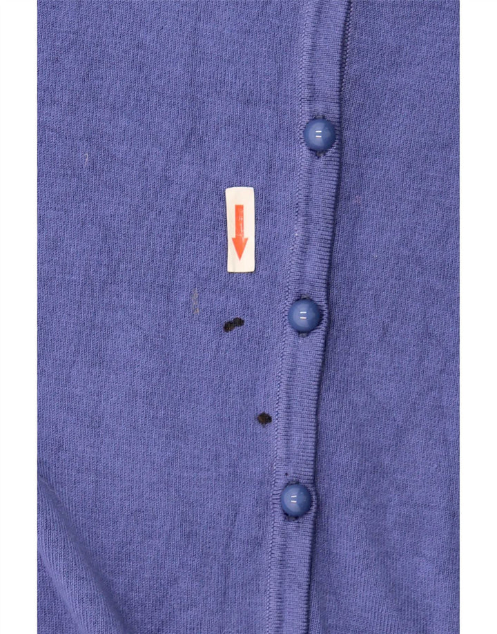 Pulover cardigan pentru femei Marks & Spencer UK 16 mare, albastru, viscoză