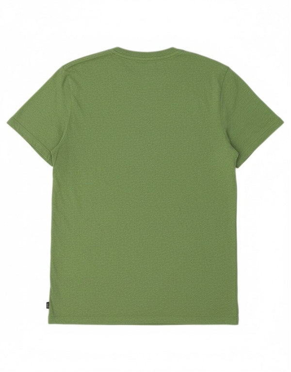 Tricou Superdry pentru bărbați Top din bumbac verde mediu