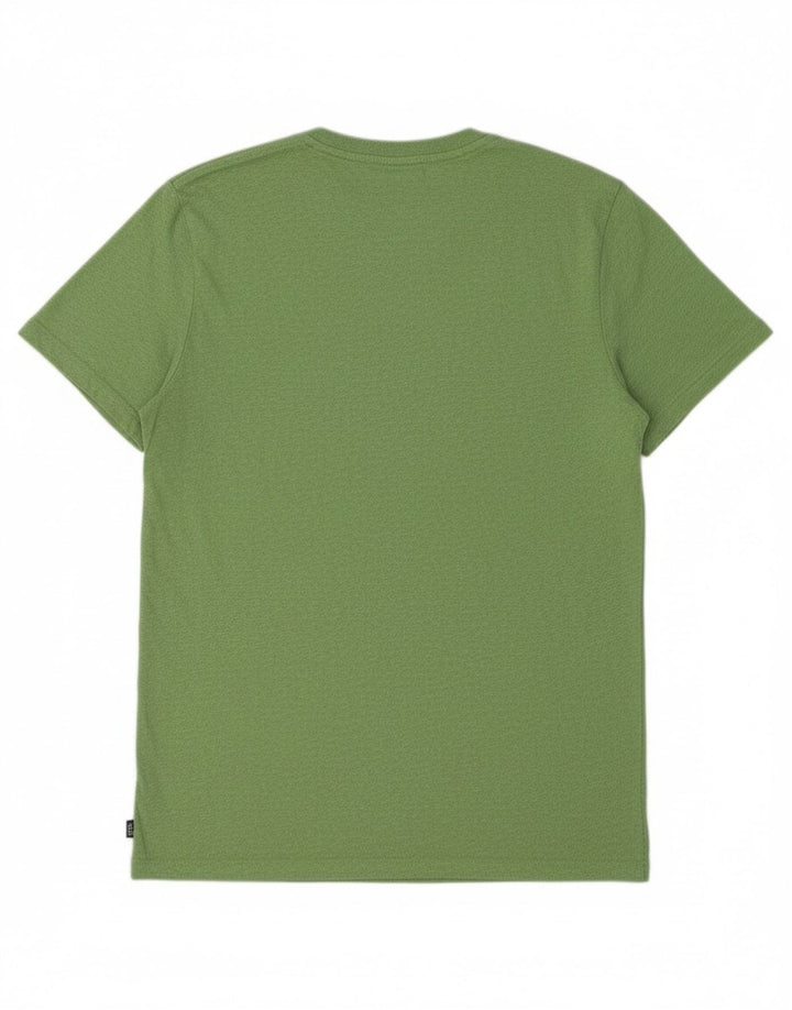 Tricou Superdry pentru bărbați Top din bumbac verde mediu