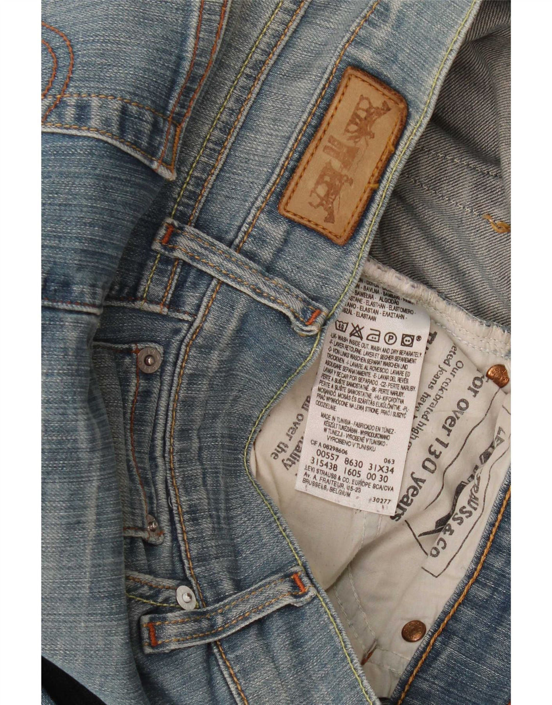 Blugi Levi's Eve Straight pentru femei W31 L34 Bumbac albastru
