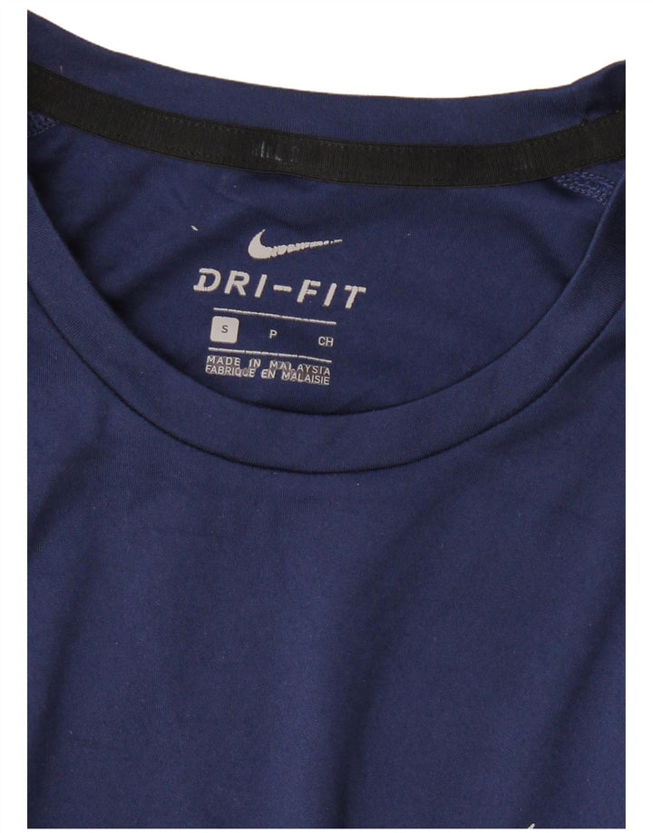 Tricou pentru bărbați NIKE Dri Fit Top mic, bleumarin