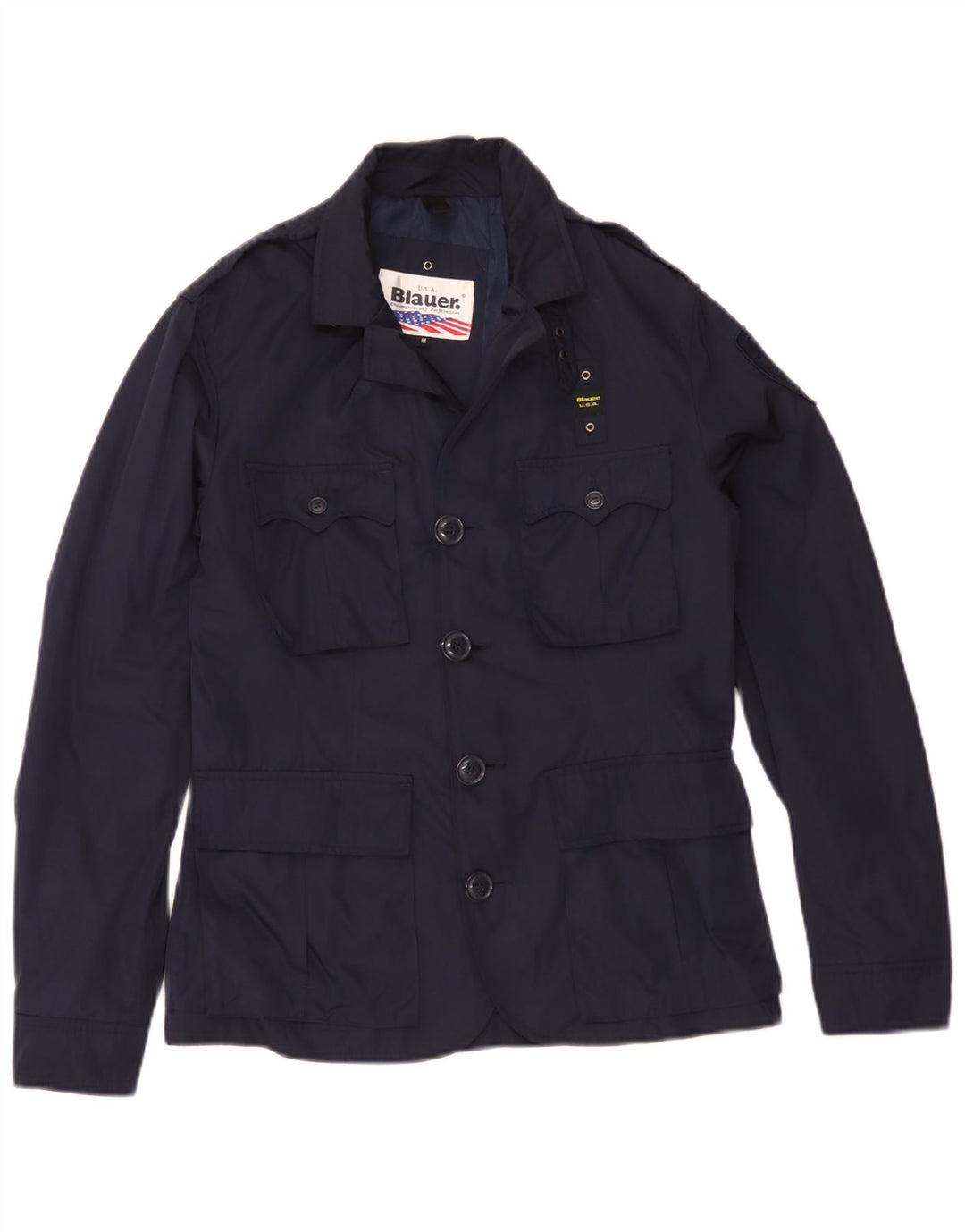 Jachetă militară Blauer pentru bărbați UK 38 Medium Bleumarin